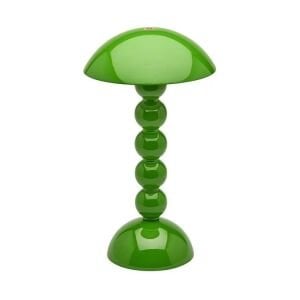Leaf Green Lacquer Rechargeable Bobbin LED Lamp