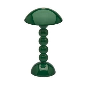 Racing Green Lacquer Rechargeable Bobbin LED Lamp
