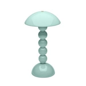 Eau De Nil Lacquer Rechargeable Bobbin LED Lamp