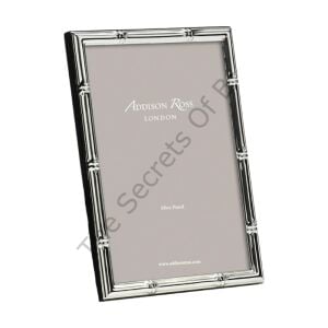 Silver Bambu Desenli Fotoğraf Çerçevesi 13 × 18 cm