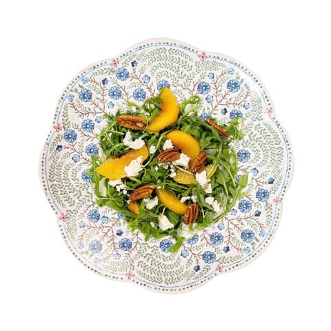 Villa Seville Scalloped Dessert/Salad Plate - Chambray
