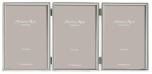 Silver İnce Kenarlı Üçlü Fotoğraf Çerçevesi 10 × 15 cm