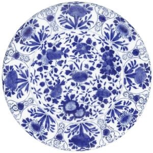 Delft Desenli Kalıp Kesimli Amerikan Servis Mav 1 Adet