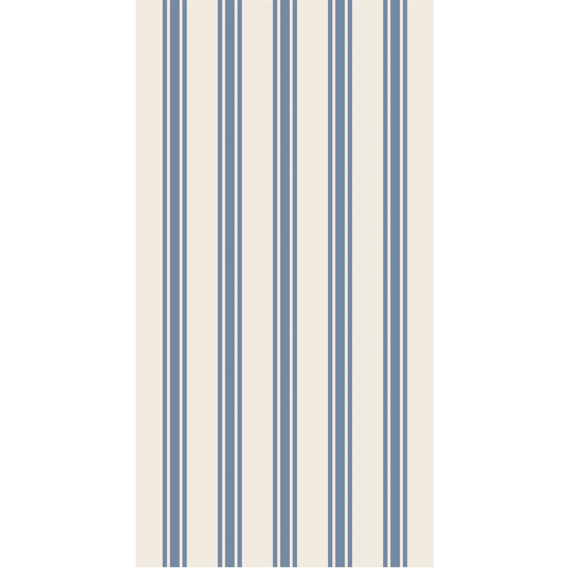 Cornflower Mavi Linen Stripe Misafir Peçetesi 16li Paket