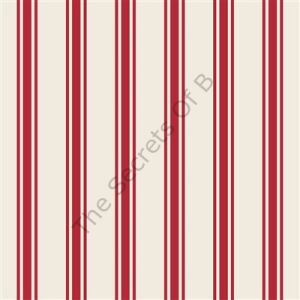 Kırmızı Linen Stripe Kokteyl Peçetesi 20li Paket