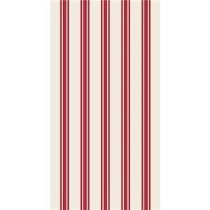 Kırmızı Linen Stripe Misafir Peçetesi 16li Paket