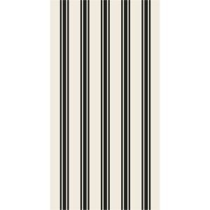Siyah Linen Stripe Misafir Peçetesi 16li Paket