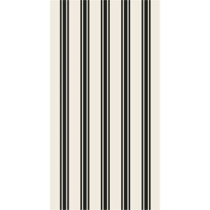 Black Linen Stripe Guest Napkin - pack of 16