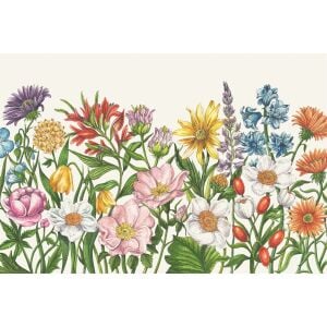Wildflower Meadow Kağıt Amerikan Servis 18li Blok