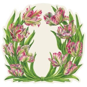 Kalıp Kesim Parrot Tulip Kağıt Amerikan Servis 12li Paket