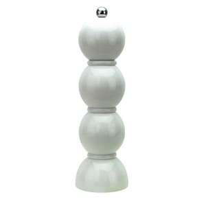 24cm Bobbin Beyaz Tuz ve Karabiber Değirmeni