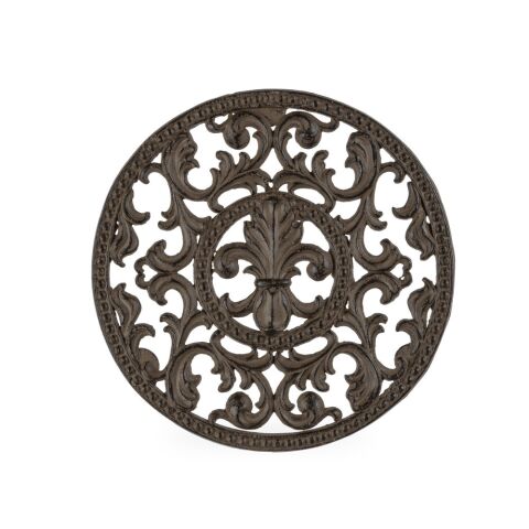 Acanthus Metal Trivet - Round