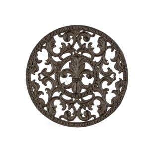 Acanthus Metal Trivet - Round