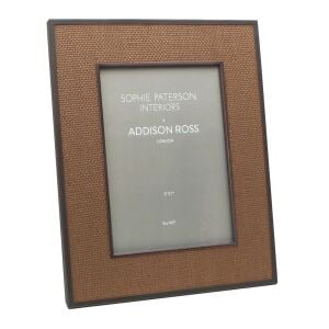 Badem Tonu Rattan Fotoğraf Çerçevesi 13 × 18 cm