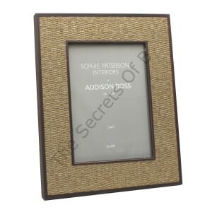 Buğday Tonu Rattan Fotoğraf Çerçevesi 13 × 18 cm