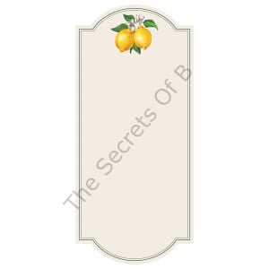 Lemon Masa Kartı 12li Paket