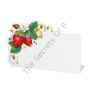 Strawberries Masa Kartı 12li Paket