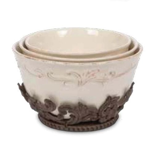 Nesting Bowl w/Metal Holde