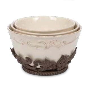 Nesting Bowl With Metal Holde