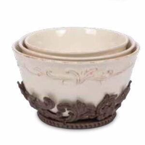 Nesting Bowl With Metal Holde