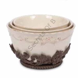 Nesting Bowl With Metal Holde