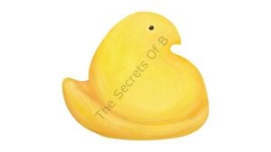 Kalıp Kesim Peeps Chick Kağıt Amerikan Servis 12li Paket