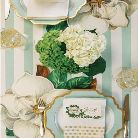 Die Cut Magnolia Placemat - 12 sheets