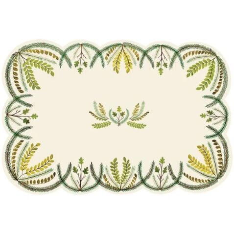 Scalloped Seedling Placemat - 12 sheets