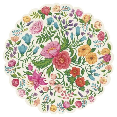 Die Cut Sweet Garden Posey Placemat - 12 sheets