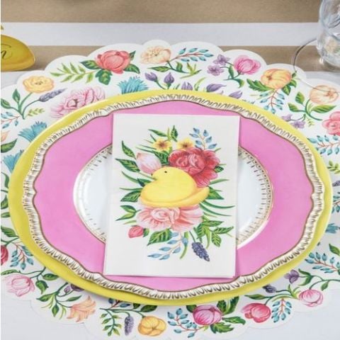 Die Cut Sweet Garden Posey Placemat - 12 sheets