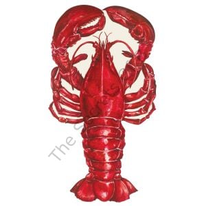 Kalıp Kesim Lobster Kağıt Amerikan Servis 12li Paket
