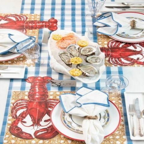 Rattan Weave Placemat - pad of 24