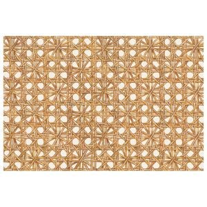 Rattan Weave Kağıt Amerikan Servis Pad of 24