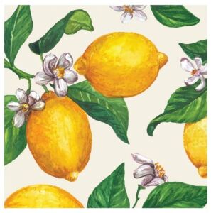 Lemons Cocktail Napkin Pack Of 20