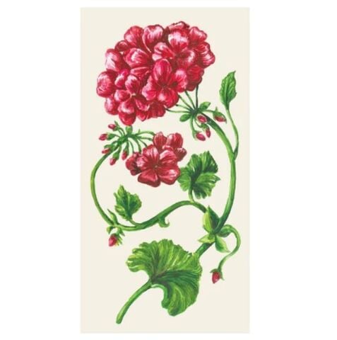 Geranium Guest Napkin - pack of 16