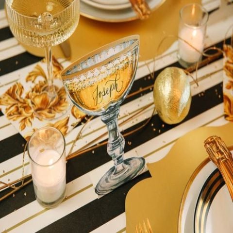 Champagne Coupe Place Card - pack of 12