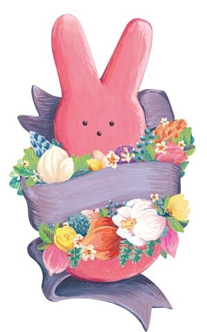 PEEPS® Bunny Table Accent - Pack of 12