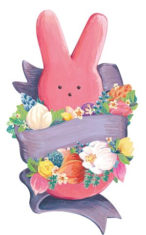 PEEPS® Bunny Table Accent - Pack of 12