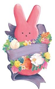 PEEPS® Bunny Table Accent - Pack of 12