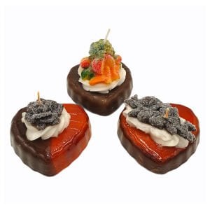 WAX CANDLES BISCOTTO CUORE MUM