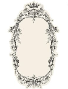 Flourish Frame Table Accent - pack of 12