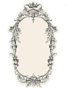 Flourish Frame Masa Dekoru 12li Paket