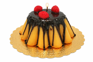 WAX CANDLES TORTA BUDINO CREMA MUM