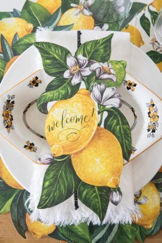 Lemon Table Accent - set of 12