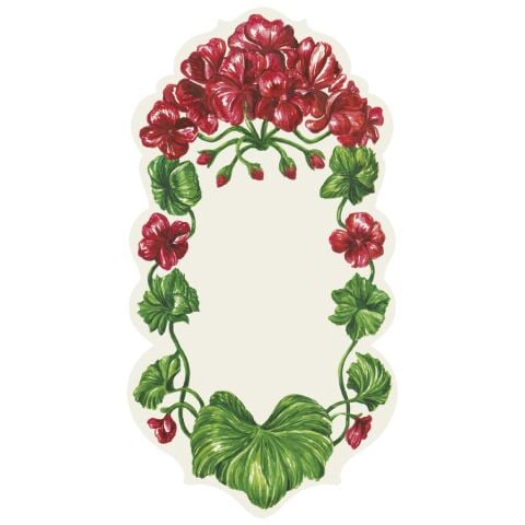 Geranium Table Accent - set of 12