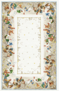 ROOSTERS TABLECLOTH