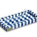 Blue white wave pattern tray