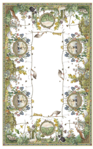 BUNNY GARDEN TABLECLOTH