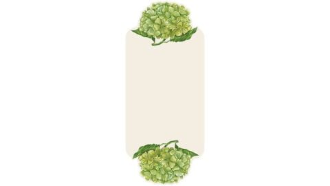 Hydrangea Table Card