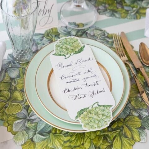 Hydrangea Table Card